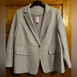 LOFT Light Gray Blazer